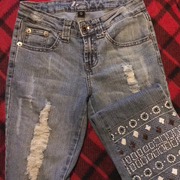 bell bottom jeans size 0